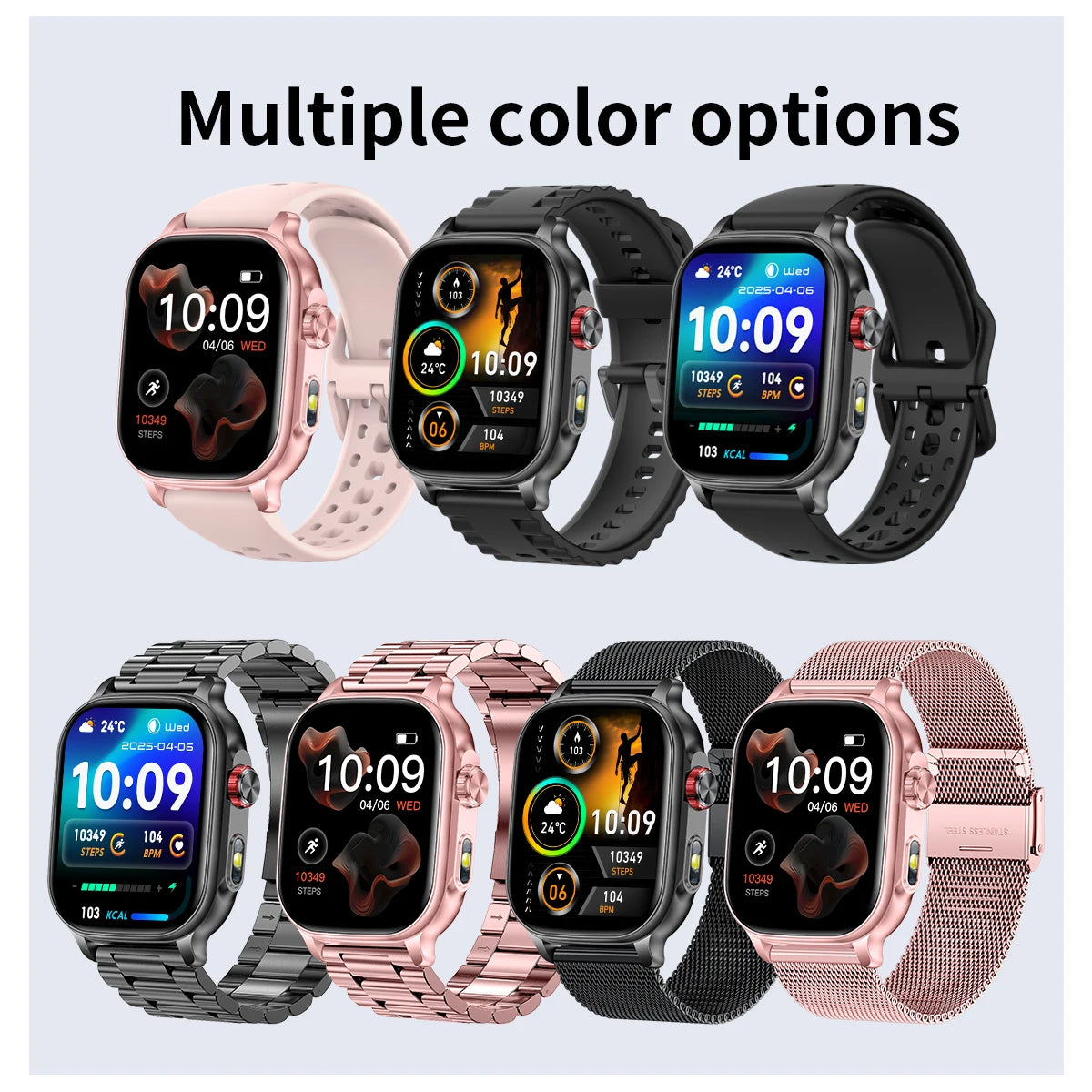 LIGE New Built-in 1400mAh Super Large Battery Smart Watch