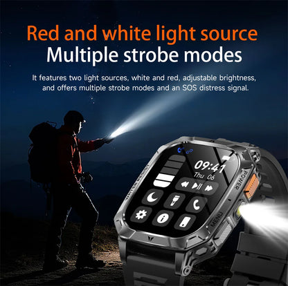 1400mAh Super Battery Durable Adult Smart Watch 2.01 inch