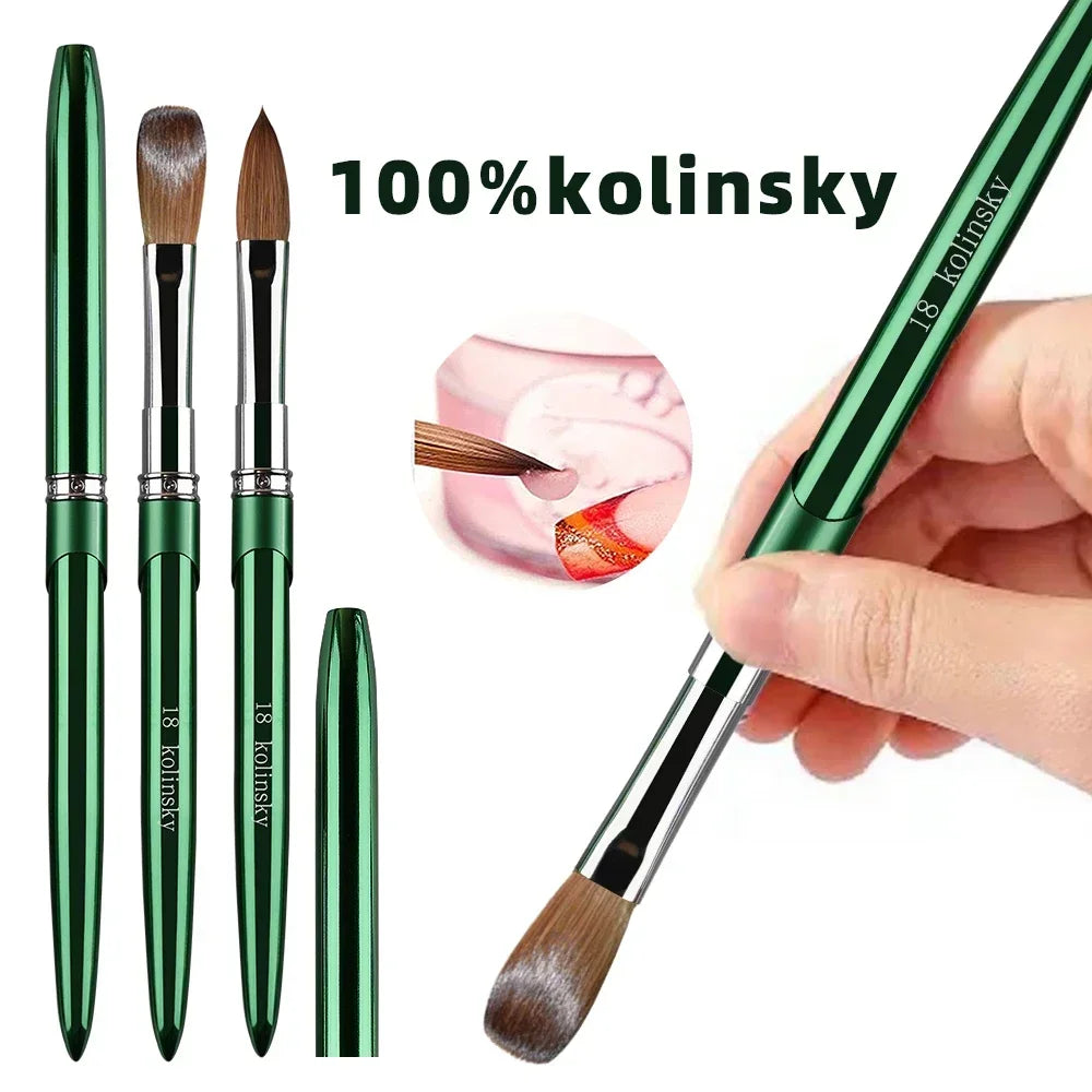 New High Quality Kolinsky Acrylic Nail Brush Nail Tool