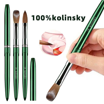 New High Quality Kolinsky Acrylic Nail Brush Nail Tool