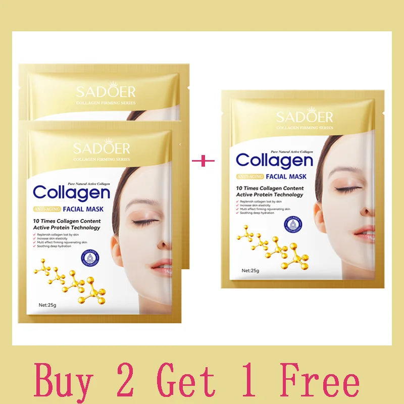 Collagen Anti Wrinkle Facial Mask Anti Aging Fade Fine Lines