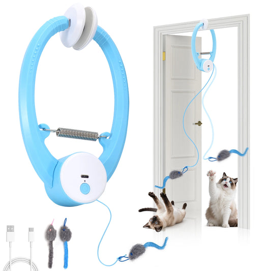 Electric Automatic Interactive Cat Toy USB Rechargeable Fluttering