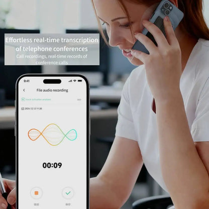 AI7 AI Voice Recorder AI Notetaking Device for Meetings Lectures