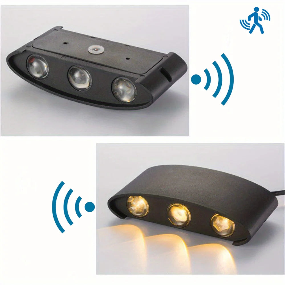 Led Wall Lamp Waterproof IP66 Up And Down Lighting Garden Decoration
