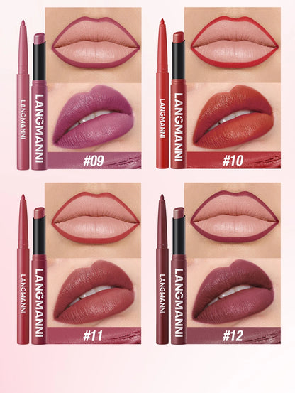 Integrated waterproof lipliner lipstick set