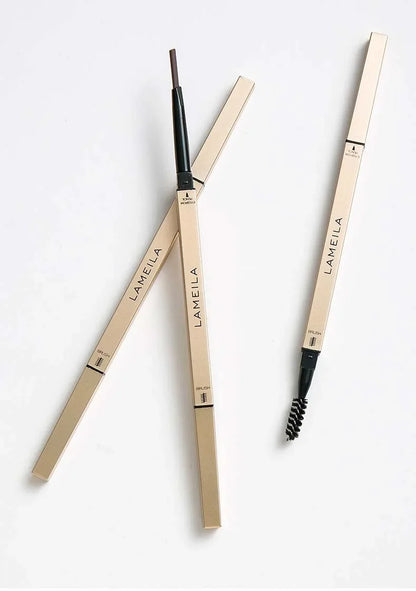 Double Head Eyebrow Pencil with Brush Waterproof Smooth