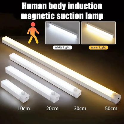 Motion Sensor Wireless LED Night Light USB Rechargeable Long Strip