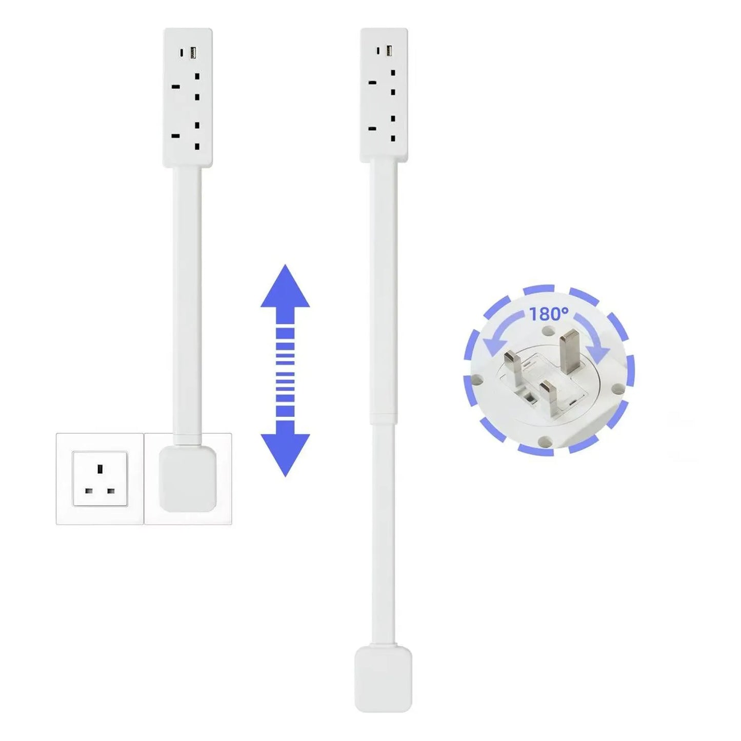 New Electrical Wall Plug Rotates Electrical Outlet Extender
