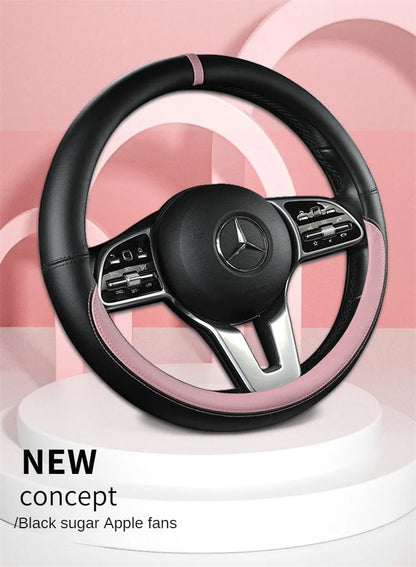 All-Nappa Leather Steering Wheel Cover Leather