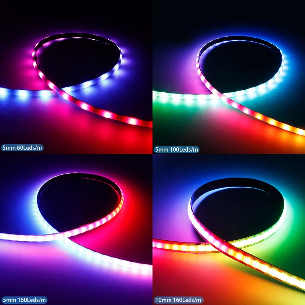 WS2812B COB LED Strip Individually Addressable Smart RGB