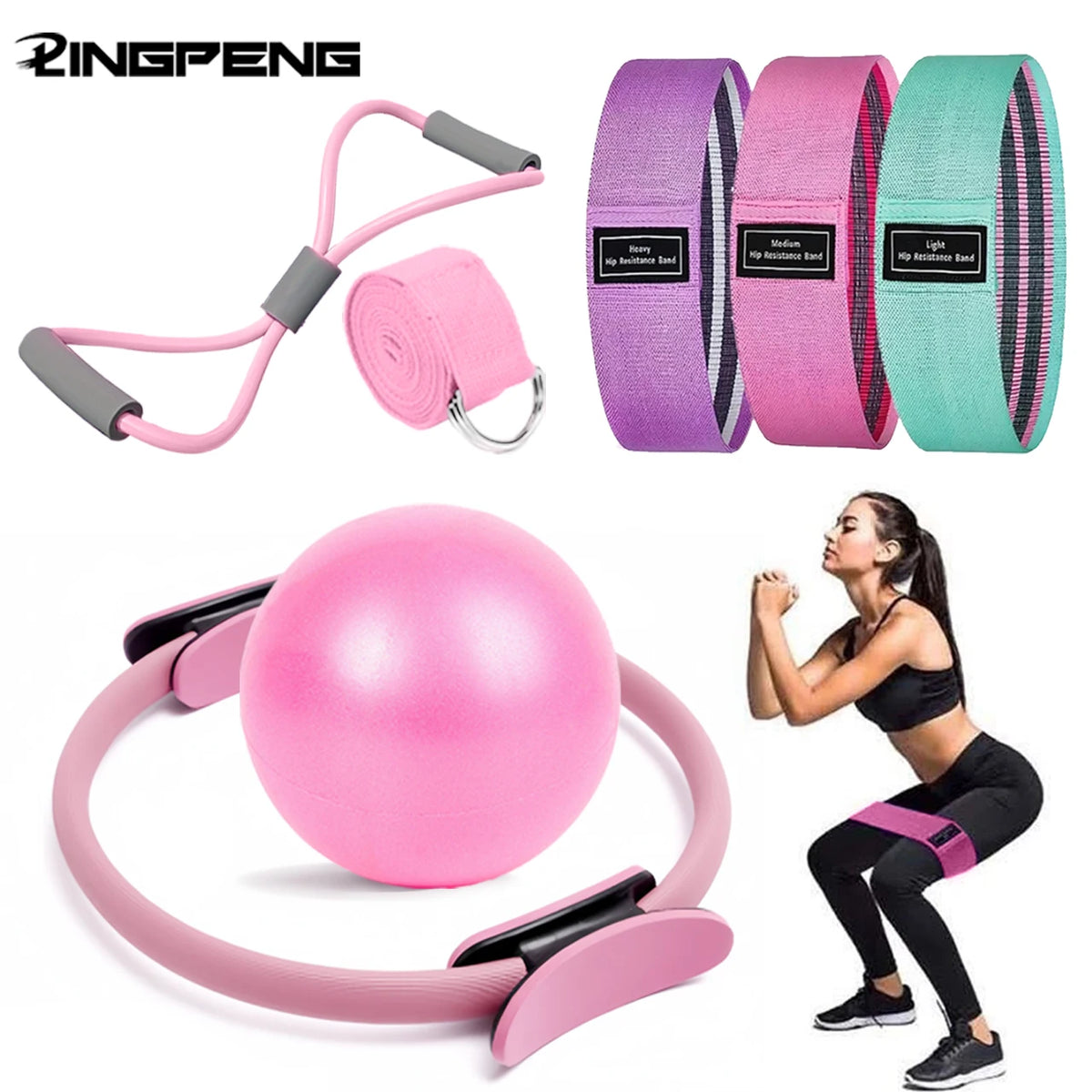 NEW Pilates Ball And Ring Set Pilates Fitness