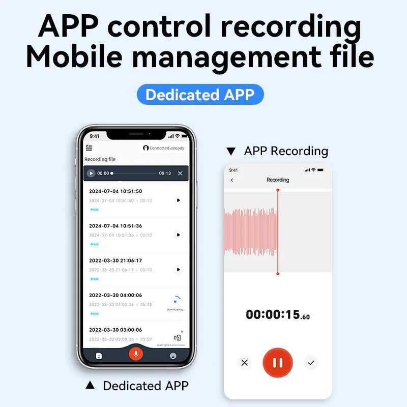 8-128GB AI ChatGPT-4 Intelligent Voice Recorder Audio App
