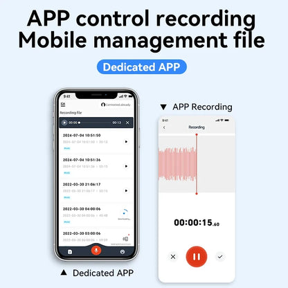 8-128GB AI ChatGPT-4 Intelligent Voice Recorder Audio App