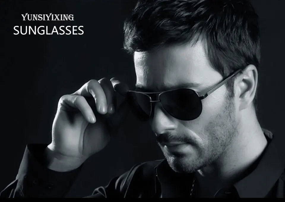 YSYX Pilot Polarized Sunglasses Men Classic Vintage