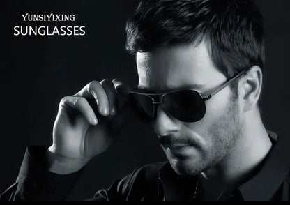 YSYX Pilot Polarized Sunglasses Men Classic Vintage