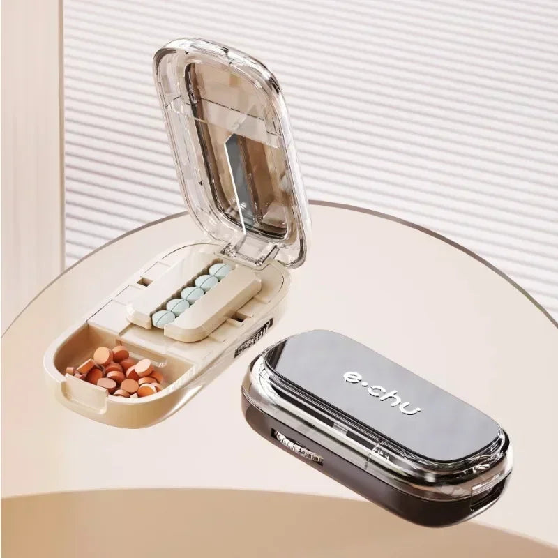 New Quartering Pill Cutter Storage Box Medicine