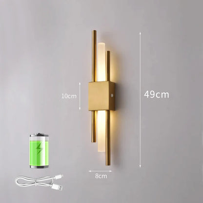 Nordic LED Wall Lamp Indoor Lighting Bedroom Bedside