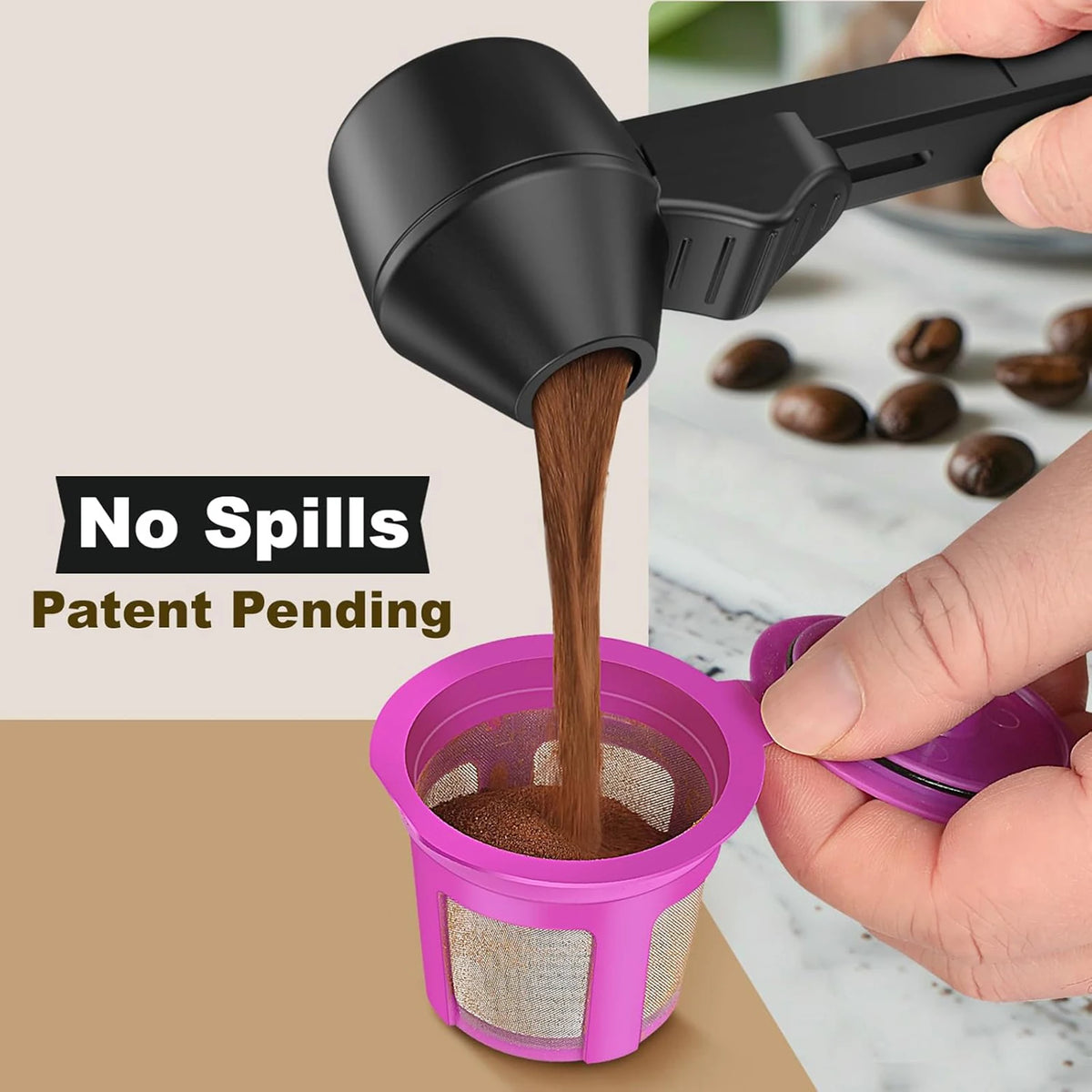 Creative Sliding Leakproof Coffee Scoop Protein Powder