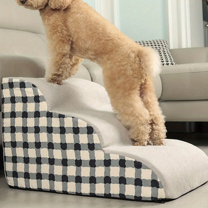 Pet 2/3 Steps High Density Foam Dog Secure Stairs Ramps