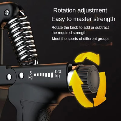 Handgrip Gym Fitness Men Adjustable Finger Hand Gripper