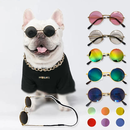 Lovely Vintage Round Cat Sunglasses Reflection Eye wear