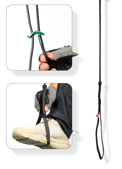 Professional Adjustable Webbing Foot Loop Climbing