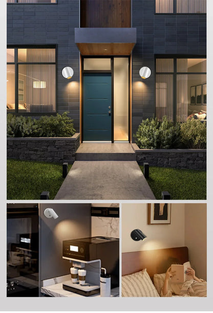 USB Rechargeable Magnetic LED Wall Lamp Reading Light
