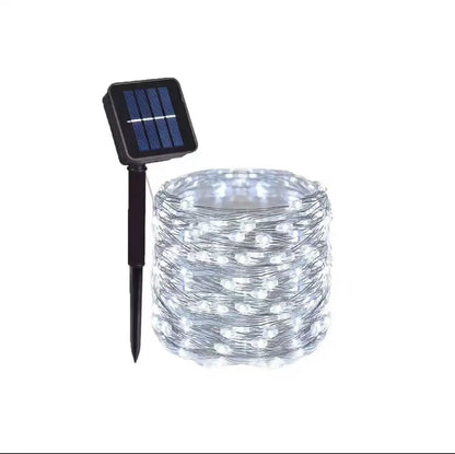 8 Modes Outdoor Solar Fairy Lights LED Copper Wire Lights