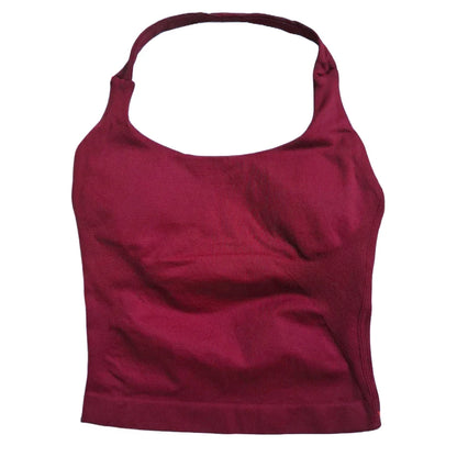 Gym Top Women Clothes Strappy Workout Tank Top Sports Bra