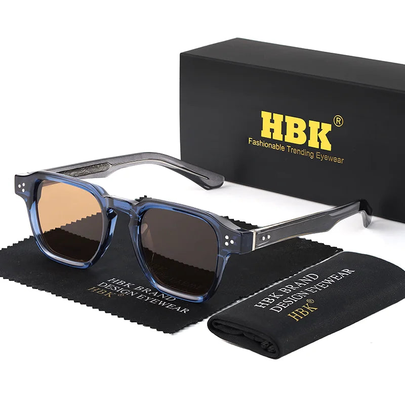 HBK Fashion Punk Sunglasses for men Classic Square