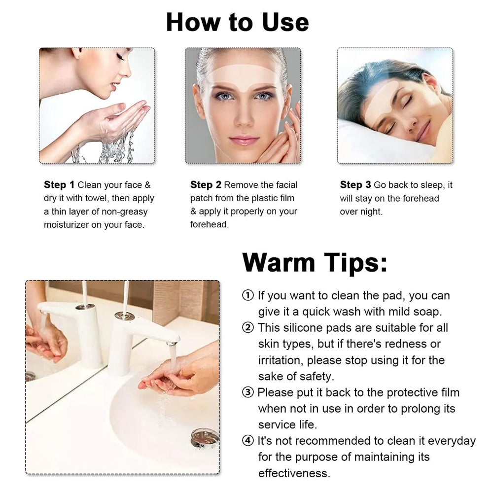 Reusable Silicone Patches Anti Rimpel Pad Silicone Wrinkle