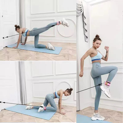 Ankle Straps Resistance Bands Set Fitness Workout Exercise