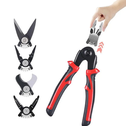 Multifunctional Replaceable Electrician Pliers Wire Cutting Pliers
