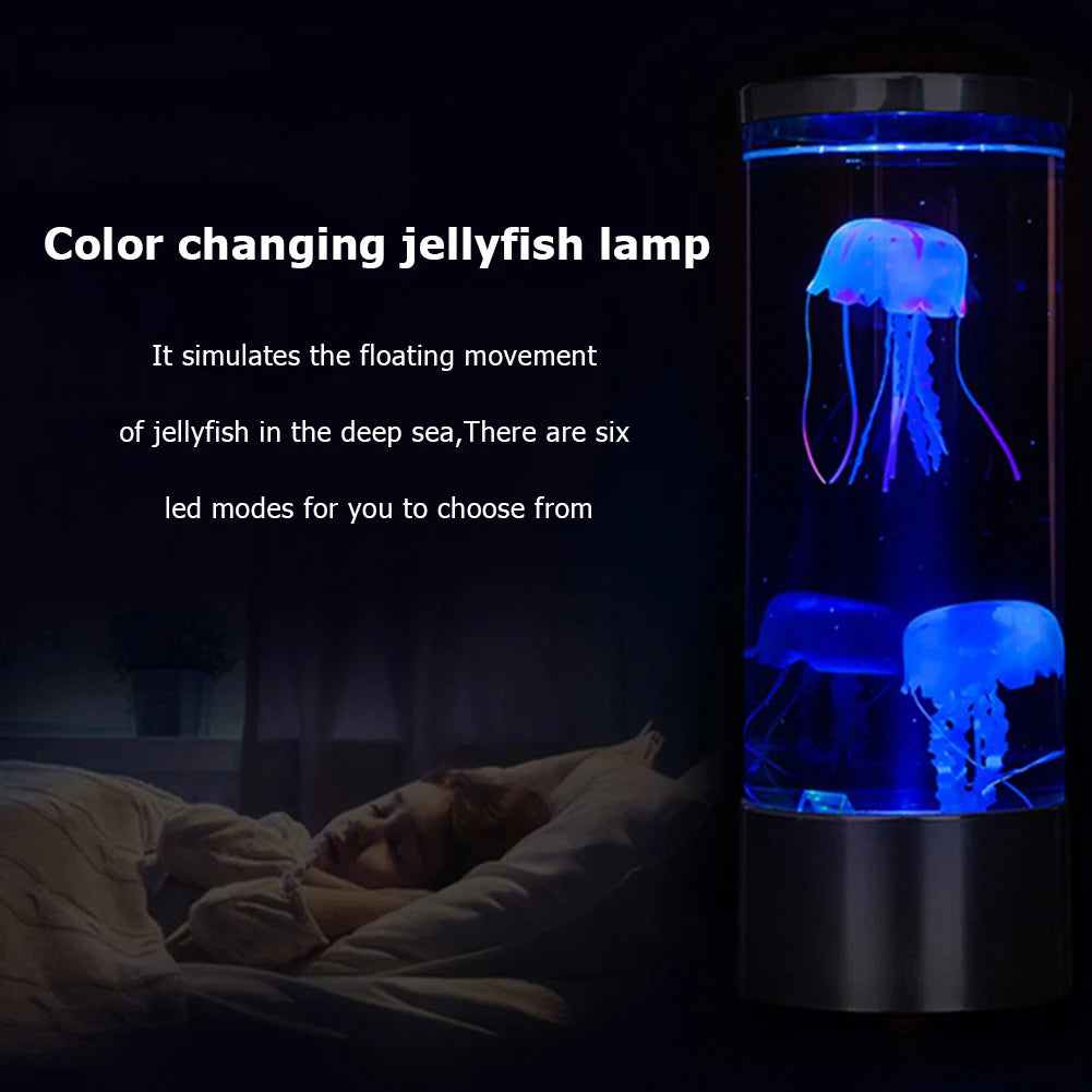 Fantasy USB/Battery Powered Jellyfish LED Lamp