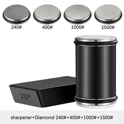 Rolling Knife Sharpener Double Sided Diamond Sharpening Stone
