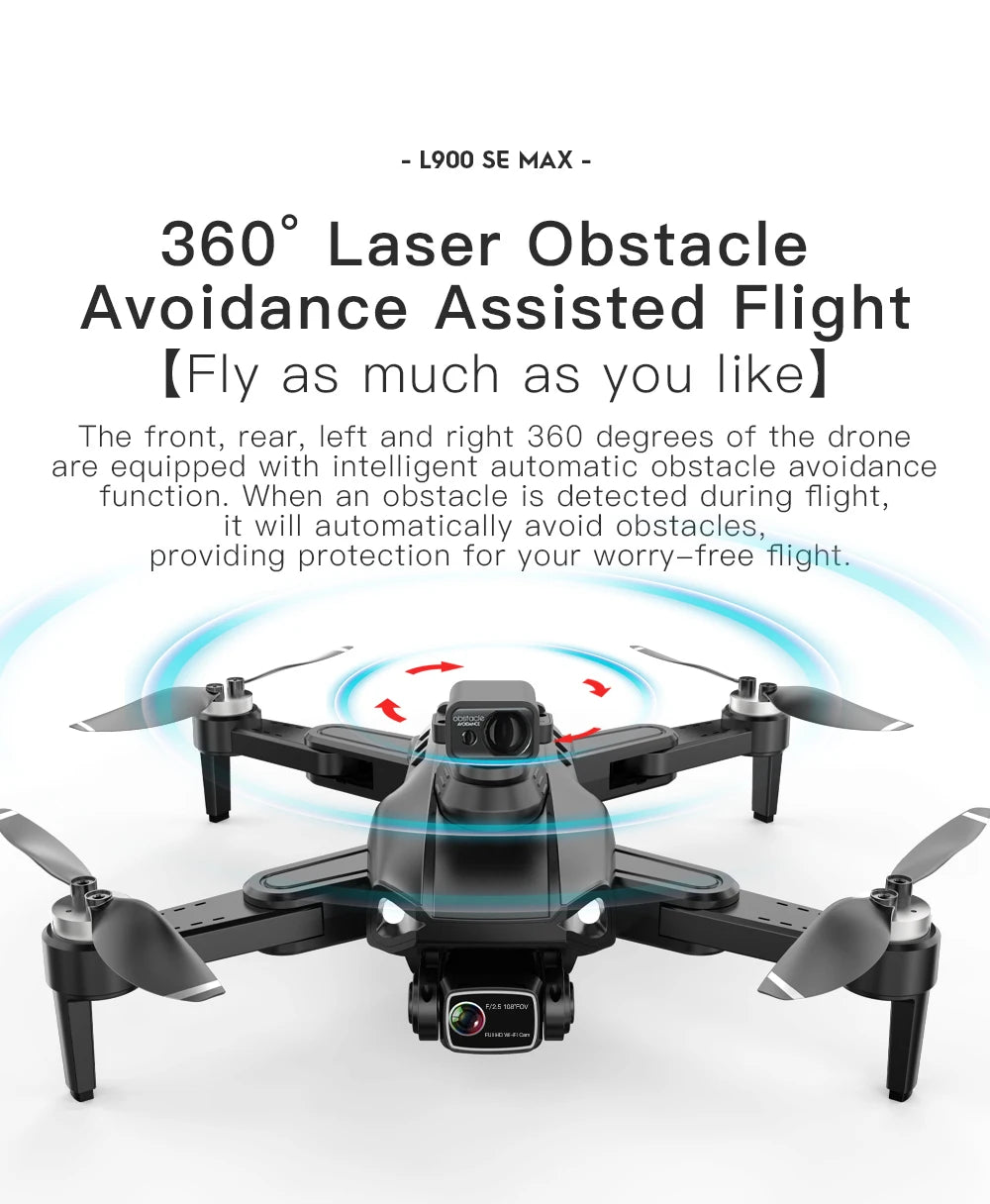 L900 Pro SE MAX GPS Drone 4K Professional Dual HD Camera