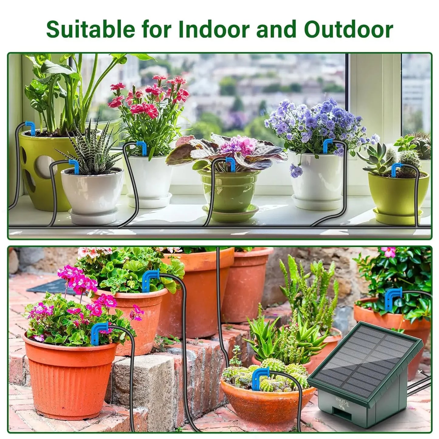 DIY solar drip irrigation kit garden drip irrigation system