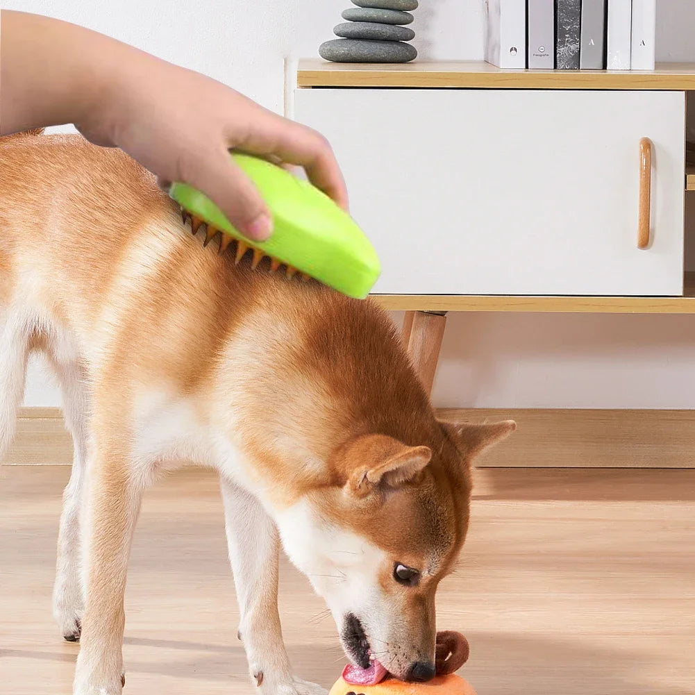 3 in 1 Pet Brush Cat Steam Brush Comb Dog Brush Electric Spray