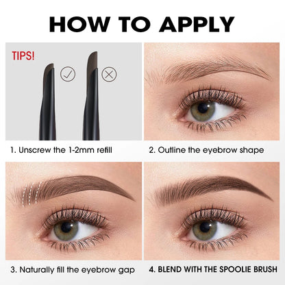 Machete Eyebrow Pencil Waterproof Natural Long Lasting