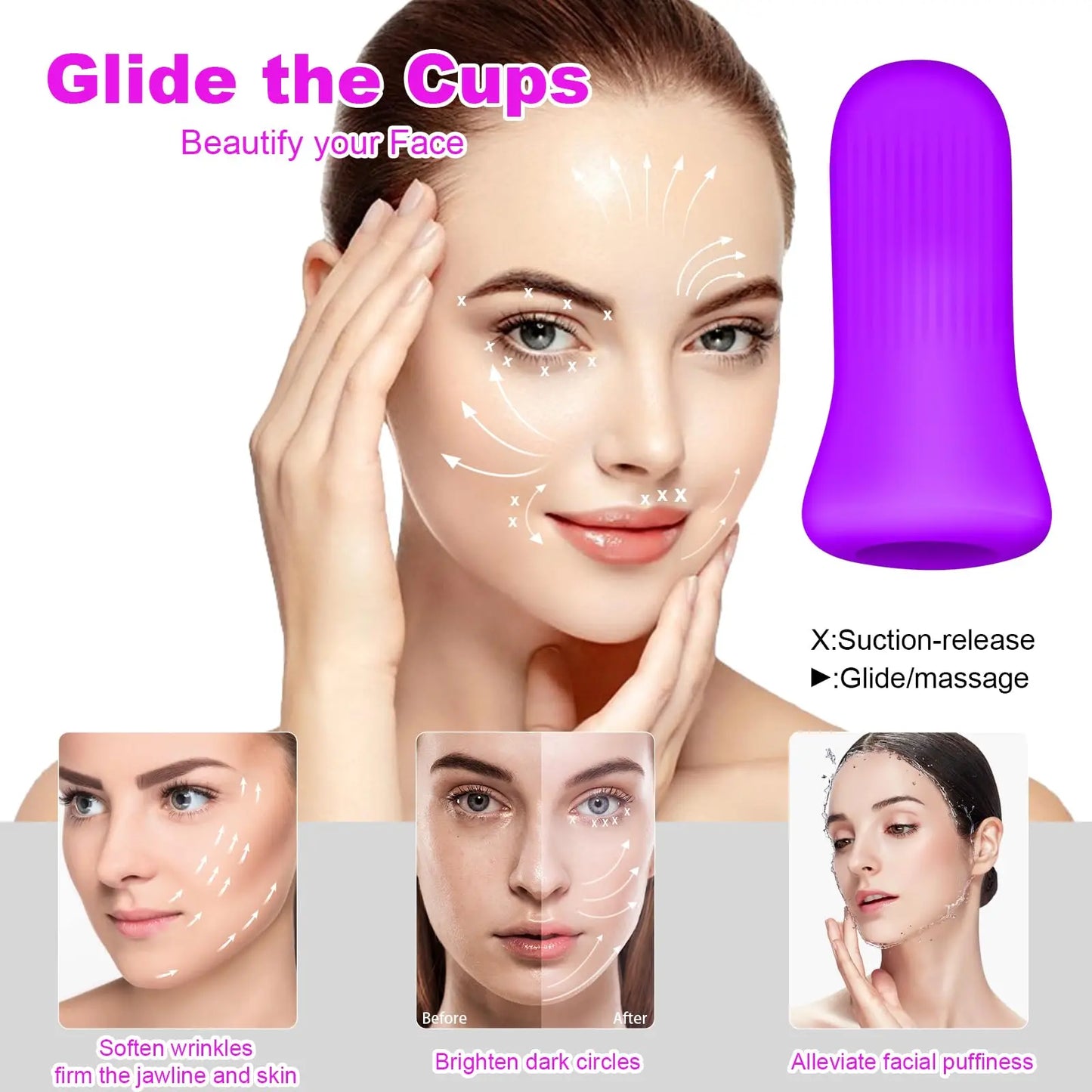 Cupping massager set massage vacuum cup
