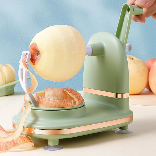 3-in-1Hand-cranked Rotating Fruit/Vegetable Peeler