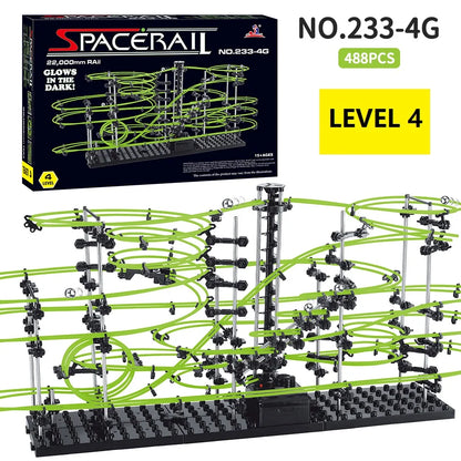 Luminous Spacerail Rollercoaster Ball Marble