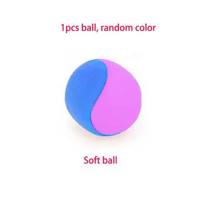 1Set Kids Sucker Sticky Ball Toy Outdoor Sports Catch Ball Game Set
