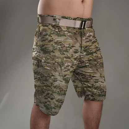 Summer Outdoor Tactical Cargo Shorts for Men - Waterproof