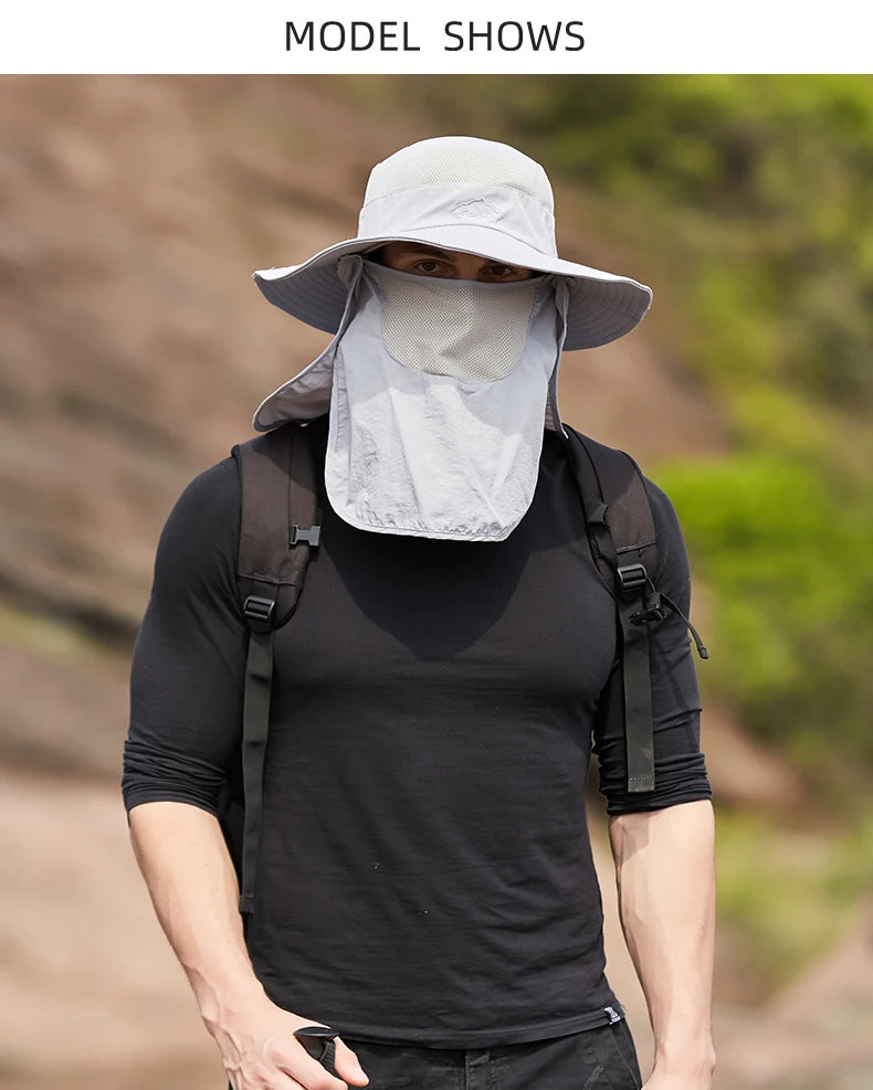 Fisherman's hat, male sun hat, summer outdoor quick drying