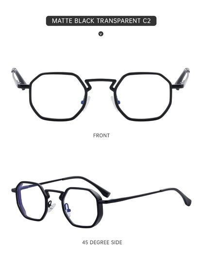 Small Frame Hexason Steampunk Sunglasses Men