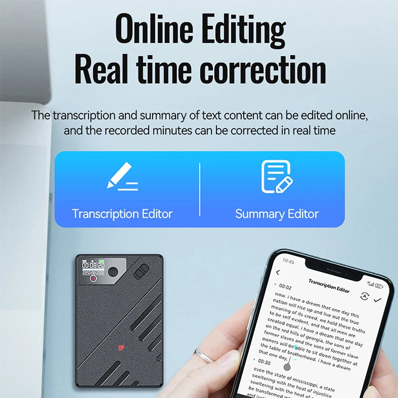 AI Voice Recorder GPT Intelligence APP Control Audio Mind