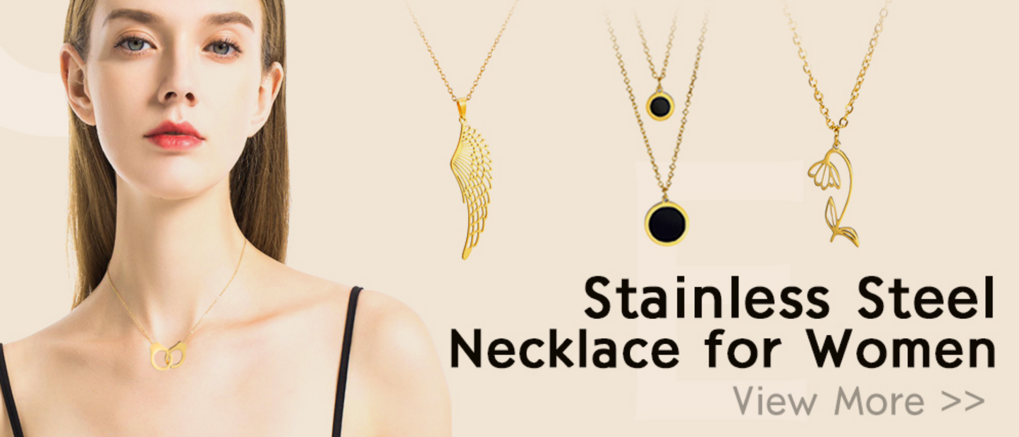 Skyrim Stainless Steel Snake Chain Necklace Trend Jewelry