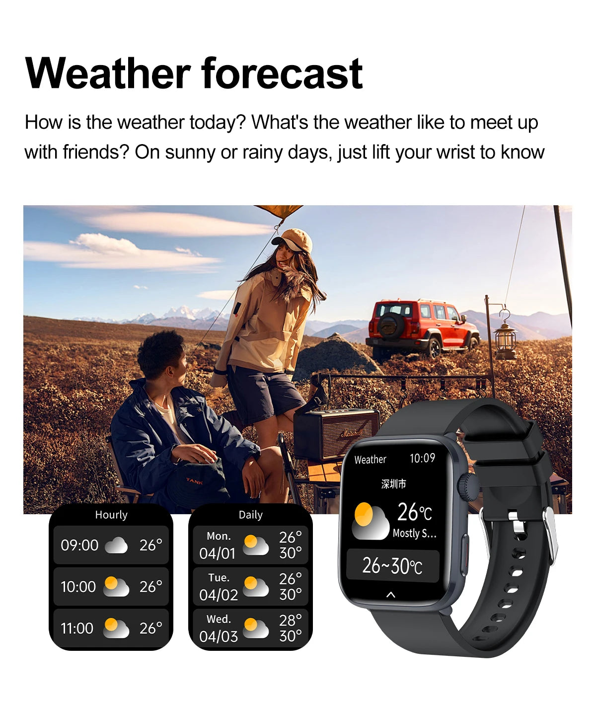 New Women Men AI Smart Diagnosis Watch HRV+PPG Blood Pressure