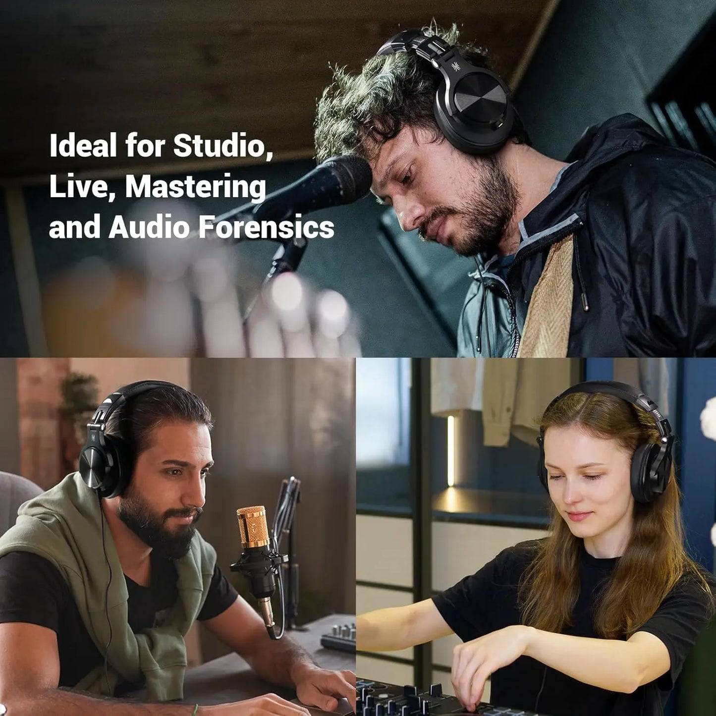 Oneodio Fusion A70 Bluetooth Headphones Hi-Res Audio